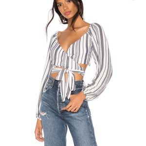 Superdown Piper Wrap Top